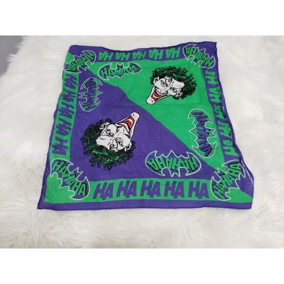 Batman The Joker The Killing Joke Bandana Handkerchief DC Comics Villain 21"x21" - Picture 5 of 5